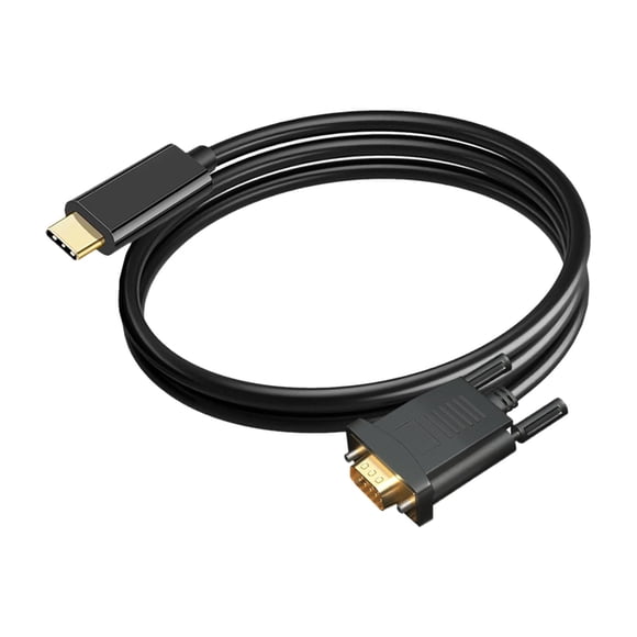 USB Tipo C A VGA Displays Cable 1080P Adaptador Para Portátil De Televisión