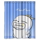 thumbnail image 1 of Cortina de ducha Mashimaro, juego de cortinas de baño con ganchos, tamaño 66 x 72 pulgadas, 1 of 3
