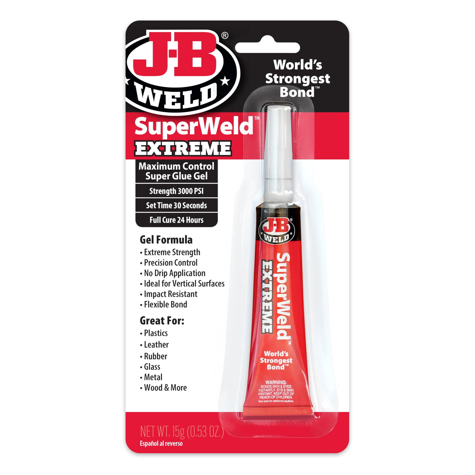 Superpegamento J-b Weld Superweld Extreme Gel 15 G