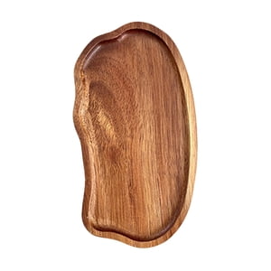 Bothyi - Bandeja De Madera Para Servir, Bandeja Para La Cena, Plato De Postre De Madera Para Aperitivos, Bebidas Y Magdalenas