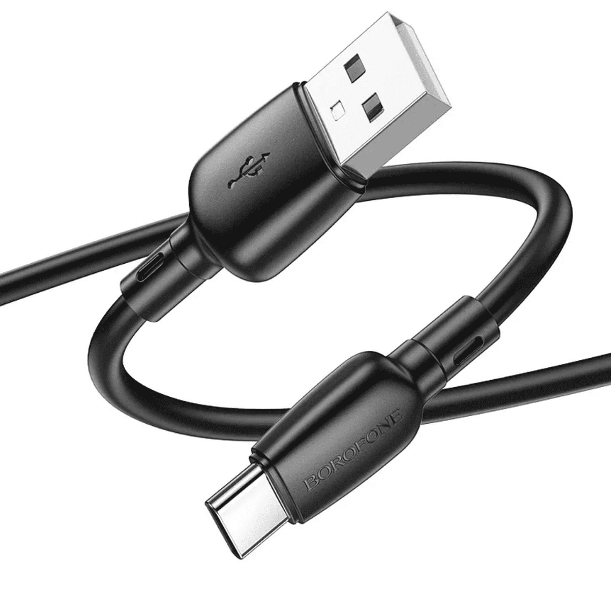 Borofone - Cable Tipo C De Carga Rápida Bx93 Negro, 27w