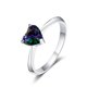 thumbnail image 4 of Anillos de Boda de Moissanita Corte Corazón de 1 Uds para Mujer Anillo de Aniversario de Plata Esterlina Color D VVS1 Anillos de Diamante Moissanite Rings con Certificado, 4 of 9