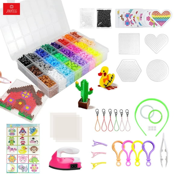 Kit 6400 Hama Perler Beads 5mm 26 Color Mini Plancha Juguete