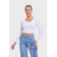 thumbnail image 2 of Polera Mujer Amarras Escote Blanco, 2 of 4