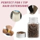 thumbnail image 3 of 1000 cuentas de silicona para extensiones de cabello humano con microeslabones, 5 x 3 x 3 mm, 3 of 5