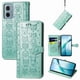 thumbnail image 1 of Funda Cartera FOXDOCK para Motorola Moto E15 , Flip PU con Relieve de Gatos y Perros, Tarjetero y Soporte, 1 of 6