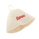 thumbnail image 2 of Sauna Hat Russian Banya Cap Saunahut Saunahattu 100% Lana Fieltro Mujer Hombre A, 2 of 5