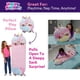 thumbnail image 2 of Almohada y saco para dormir Happy Nappers Rainbow Unicorn Kids, 2 of 9