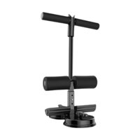 Magideal - Dispositivo De Asistencia Para Barra De Abdominales, Cuerda De Tracción Elástica Portátil Antideslizante, Barra De Abdominales De Altura Ajustable Con Negro