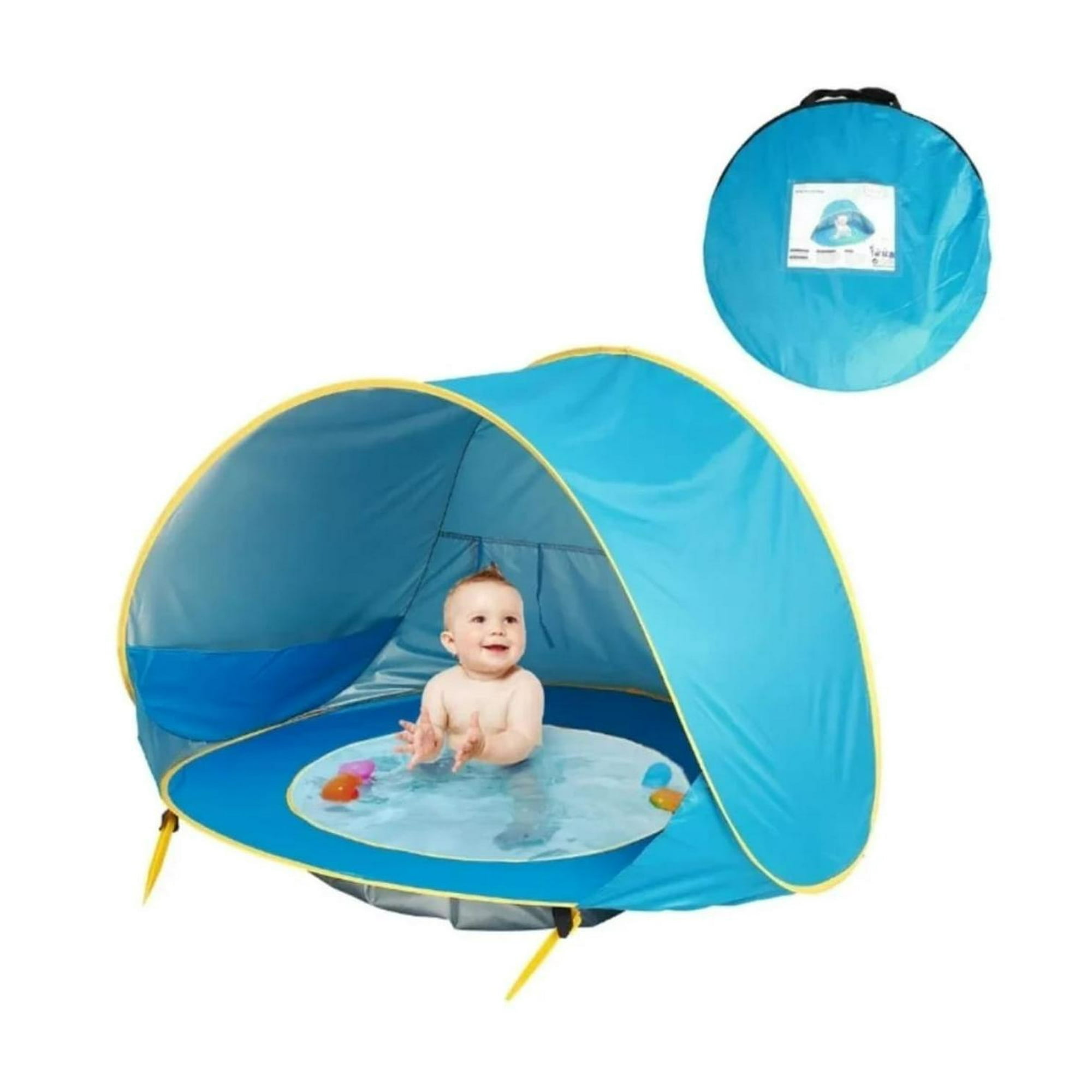 Genérico - Carpa Con Piscina De Exterior Para Bebes Azul Azul