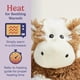 thumbnail image 4 of Animal de peluche Warmies Junior, vaca apta para microondas con peso, 4 of 7