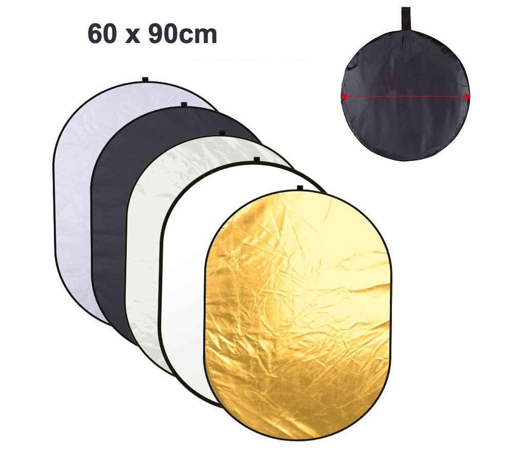 Genérico - Pantalla Reflectora 5 En 1 60X90Cm + Bolso