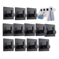 Genérico - X12 Ganchos Adhesivo Colgador Perchero Baños Cocina Pared