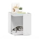 thumbnail image 3 of Caja de arena para gatos Furinno Peli, blanca maciza, 35 kg, 3 of 6