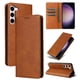 thumbnail image 1 of Funda Cartera para Samsung Galaxy S23 con Ranuras Tarjetas y Soporte - Protección Completa Marrón, 1 of 5