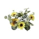 thumbnail image 2 of Corona De Girasol Con Velas, Corona Floral Moderna Para La Habitación De Vacaciones De Invierno, 2 of 5