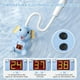 thumbnail image 3 of Ducha De Baño Infantil Rociador De Agua Para Juguetes Para Bebés Elefantes Con Sensor De Temperatura De Seguridad Juguete De Baño Infantil Mangueras Ajustables De 360 °, 3 of 6
