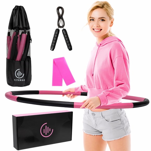 Height Fitness Hula Hoop Fiteroc para adultos principiantes, 1,3 kg