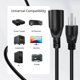 thumbnail image 4 of Cable de extensión de alimentación TNP universal de 3 puntas, 12 pies, negro, 4 of 7