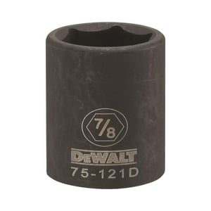 Conector De Impacto Dewalt Dwmt75121Osp 1/2 Drive 7/8 Sae 6 Puntos