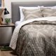thumbnail image 1 of Cubrecama Sherpa Estampado 2 Plaza Gris, 1 of 1