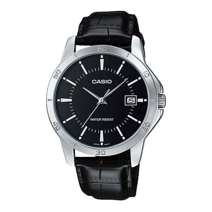 Reloj Analogo Negro Casio Mtp-v004l-1a