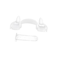 Magideal - Colmillos Retráctiles De Halloween Reutilizables, Decoración Dentaduras Postizas De Creepy Cosplay Prop Juguetes Para Fiesta Maquillaje Colmillos Y Pegamento