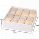thumbnail image 3 of Organizador De Cajones Ropa Interior Blanco 16 Bolsillos 32x32x10cm, 3 of 7
