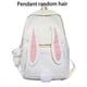 thumbnail image 1 of Travel in Style with our Cute and Spacious Rabbit Ear Nylon Backpack - Perfect for Bunny and Pony Lovers!, 1 of 4
