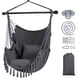 thumbnail image 1 of Silla Hamaca Colgante SUNCREAT con Barra de Soporte de Acero Gris Oscuro, 1 of 8