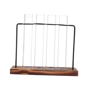 Bothyi - Florero De Tubo De Ensayo Para Flores, Florero De Vidrio Moderno Para Mesa, Sala De Estar, Interior