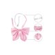 thumbnail image 3 of INSPIRE CHIC Pajaritas de Lazo Pre-atadas para Mujer Corbata Ajustable Correa Ajustable Rosa Talla Única, 3 of 5