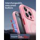 thumbnail image 5 of Funda de teléfono ESR para iPhone 16 Pro, translúcido, mate, rosa esmerilado, 5 of 6