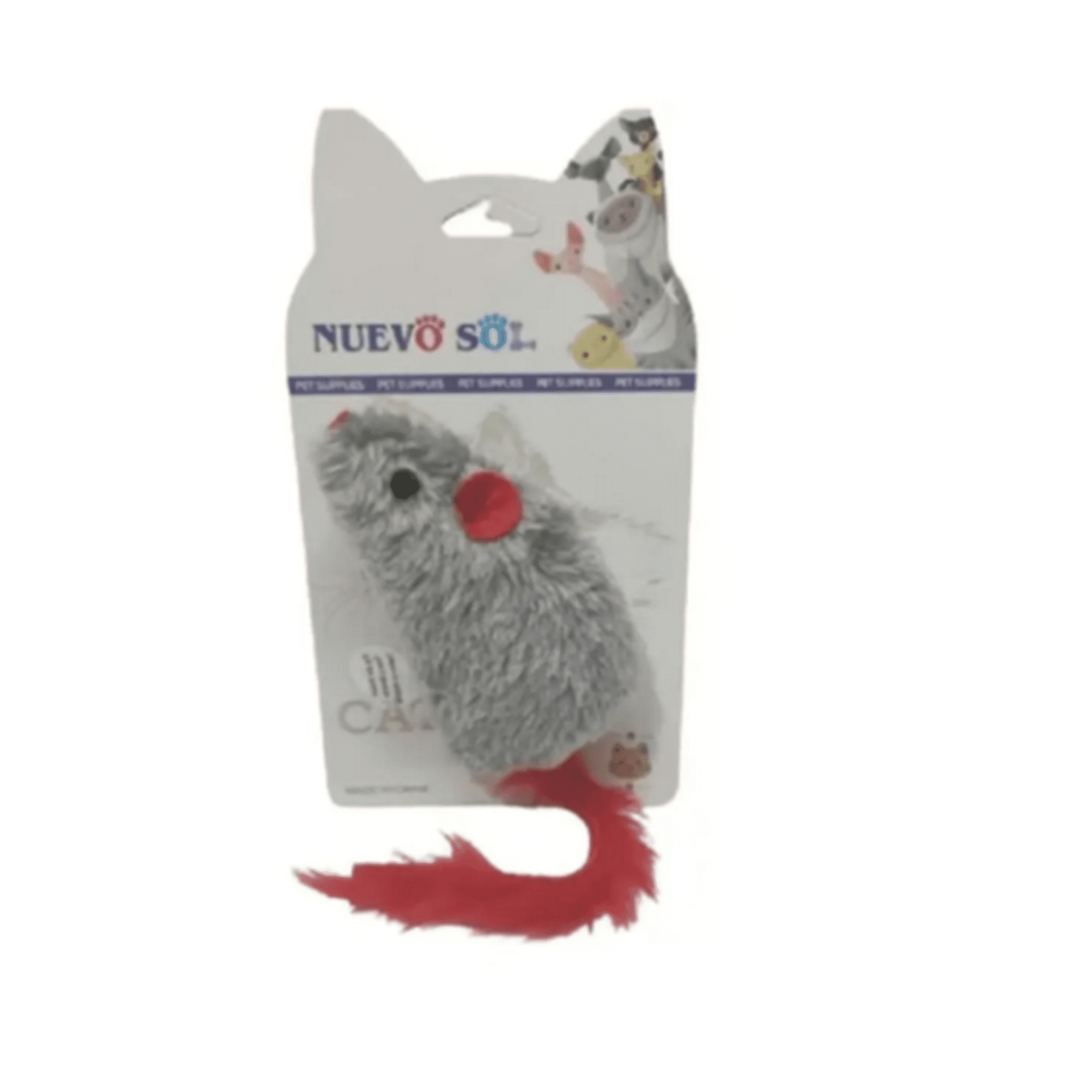 Genérico - Rata Ratita Chifle Peluche Con Sonido Juguete Para Mascota