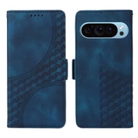 Carcasa Foxdock Google Pixel 9 De Cuero Pu, Diseño Acolchado Clásico, Protección Contra Caídas Y Rayones