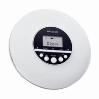 Bothyi - Reproductor De Cd Portátil Multifunción Estéreo Ligero Para Correr Coche Blanco