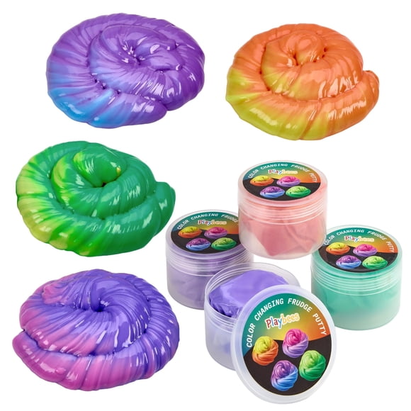 Masilla Terapéutica Que Cambia De Color Paquete De 4 Unidades Para Niños