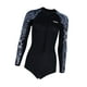 thumbnail image 5 of Traje De Neopreno Corto Para Mujer, Traje De Ba?o Resistente Al Agua Con Cremallera Frontal, Ropa De Playa, Negro XXL, 5 of 5