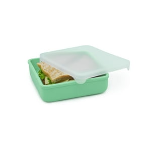 Melii - Contenedor De Silicona Para Sandwich Verde