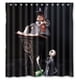 thumbnail image 1 of Cortina de ducha de Jack Skellington de Pesadilla antes de Navidad, juego de cortina de baño con ganchos, tamaño 66 x 72 pulgadas, 1 of 3