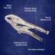 thumbnail image 5 of Pinzas IRWIN VISE-GRIP de bloqueo con mandíbula curva 25 cm, 5 of 9