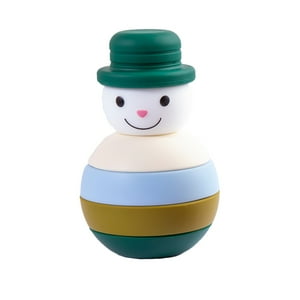 Bebesit - Juguete Muñeco Nieve Montessori Silicona Verde