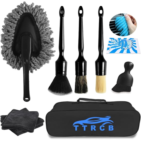 Kit Limpieza Interior Auto TTRCB CA10 10 Piezas Detailing