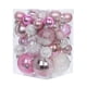 thumbnail image 2 of 36 piezas de adornos para árboles de Navidad, decoración navideña, adornos de bolas navideñas para coronas, celebraciones, aniversarios, año nuevo, pu Blanco rosa, 2 of 5