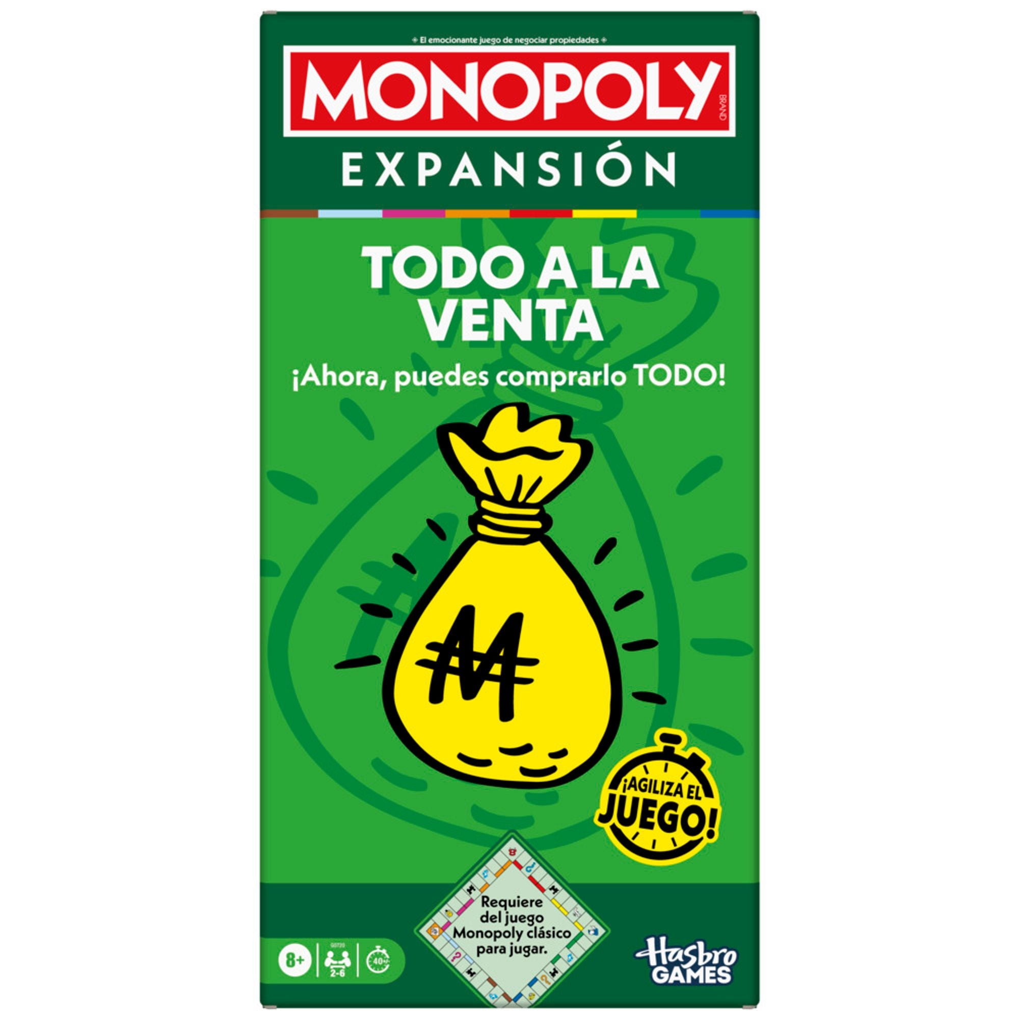 Juego De Mesa Monopoly Expansión Todo A La Venta