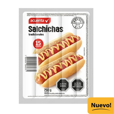 Salchicha Tradicional 750 G Acuenta
