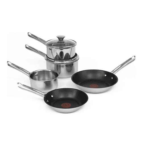 Genérico - Batería De Cocina 7 Piezas Elementary Gris