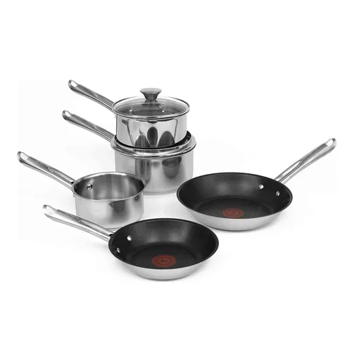 Genérico - Batería De Cocina 7 Piezas Elementary Gris