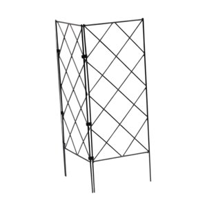 Magideal - Enrejado De Jardín Para Plantas Trepadoras, Soporte Para Flores, Cerca Metálica Para Jardín, Enrejado Versátil Para Plantas Y Flores, Para Exteriores 2 Piezas