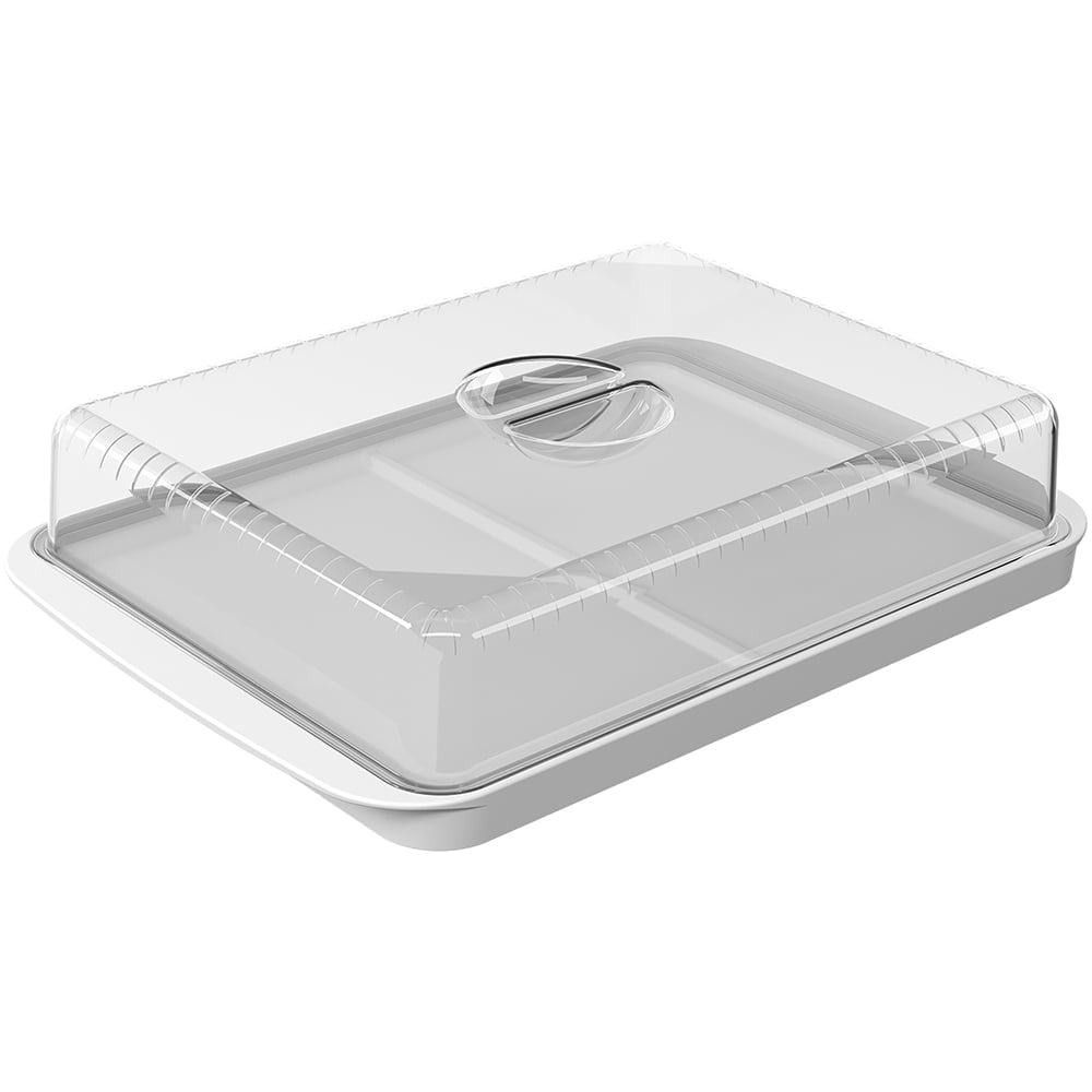 Porta Fiambres De Plástico Línea Cozy Coza Blanco